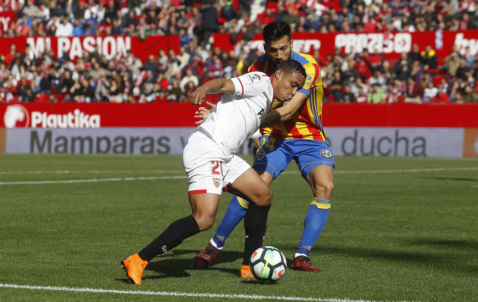 El Sevilla FC-Valencia, en imágenes