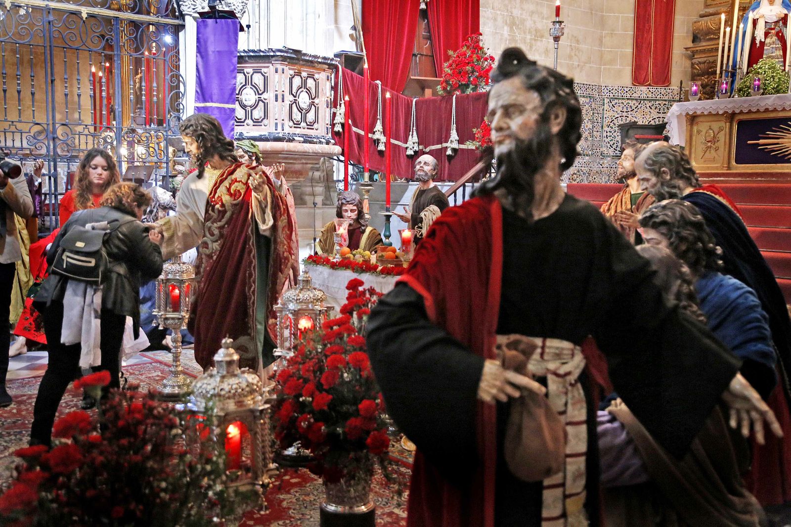 Misterio de la Sagrada Cena en la iglesia de San Marcos.