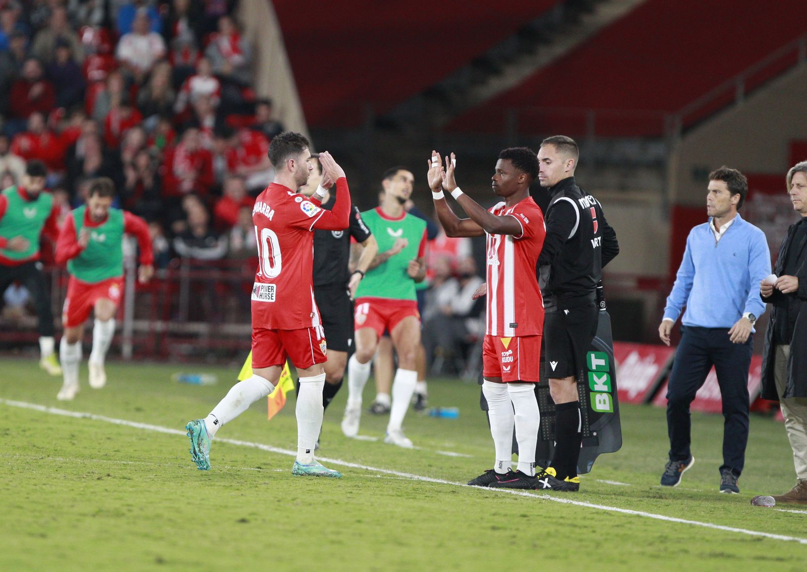 Imágenes del partido de fútbol U.D. Almería-Getafe C.F.