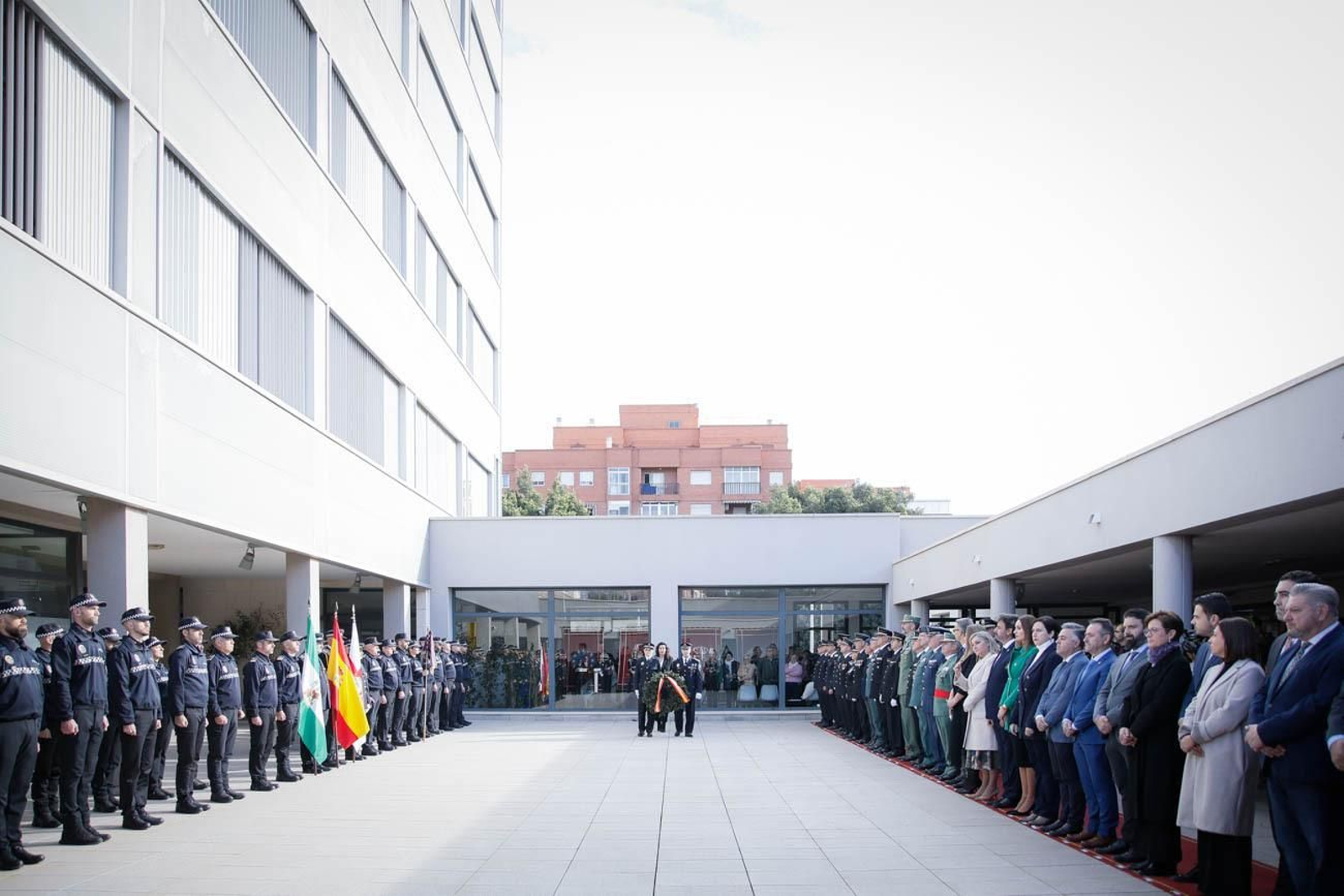 Las imágenes del la celebración de San Esteban en la Jefatura de la Policía Local