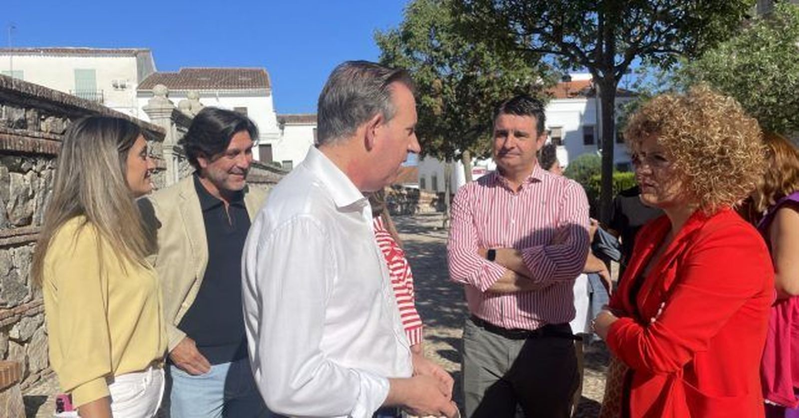 La secretaria general del PSOE de Huelva y senadora, María Eugenia Limón en el encuentro en Aracena.