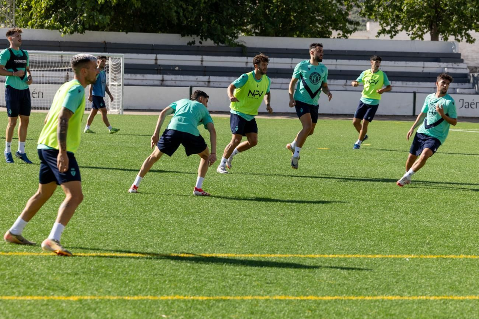El primer entrenamiento del Real Jaén de la temporada 2025-26