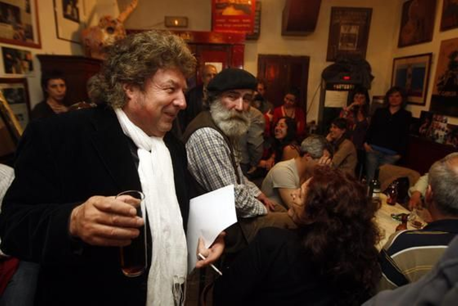 En el bar granadino La Tertulia, en 2010. / Pepe Villoslada