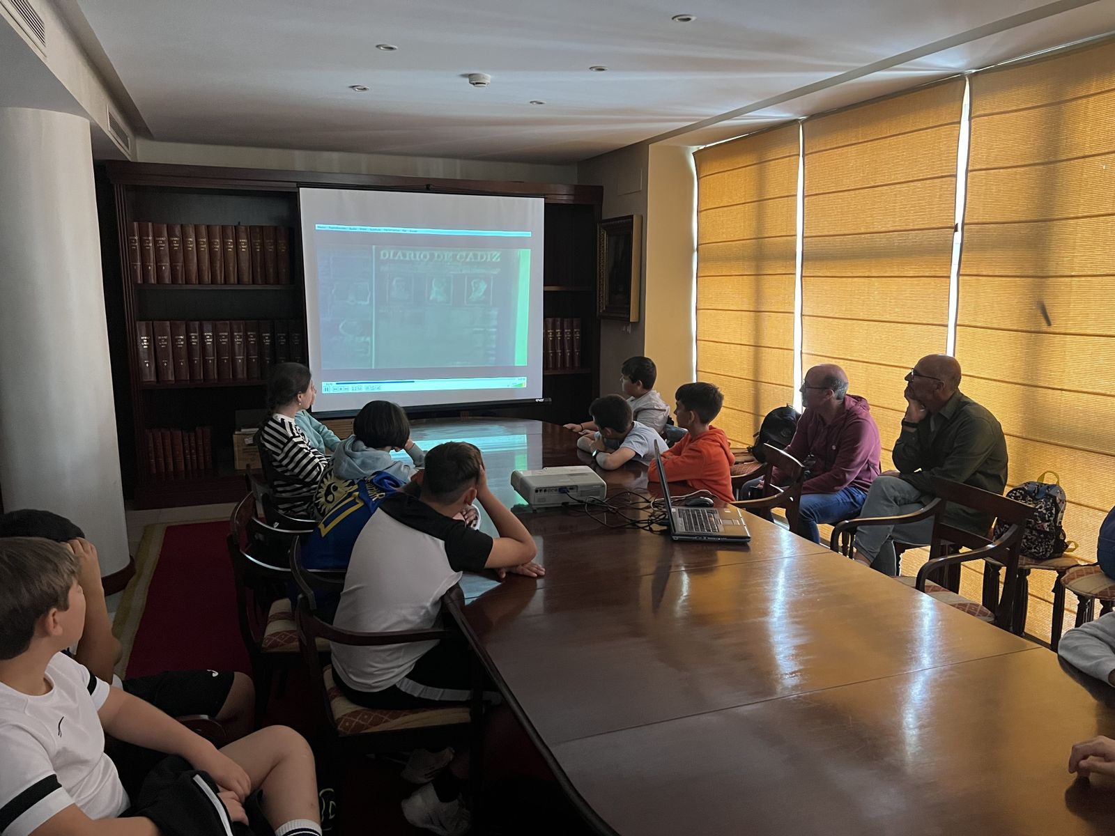 El CEIP Padre José Casal Carrillo de San Fernando visita Diario de Cádiz