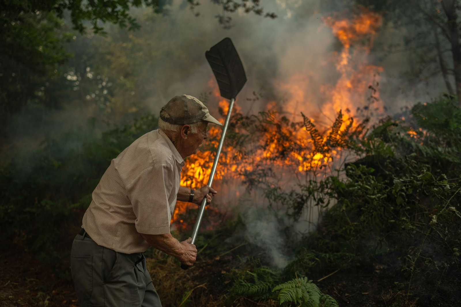 Incendio forestal en A Pobra de Trives
