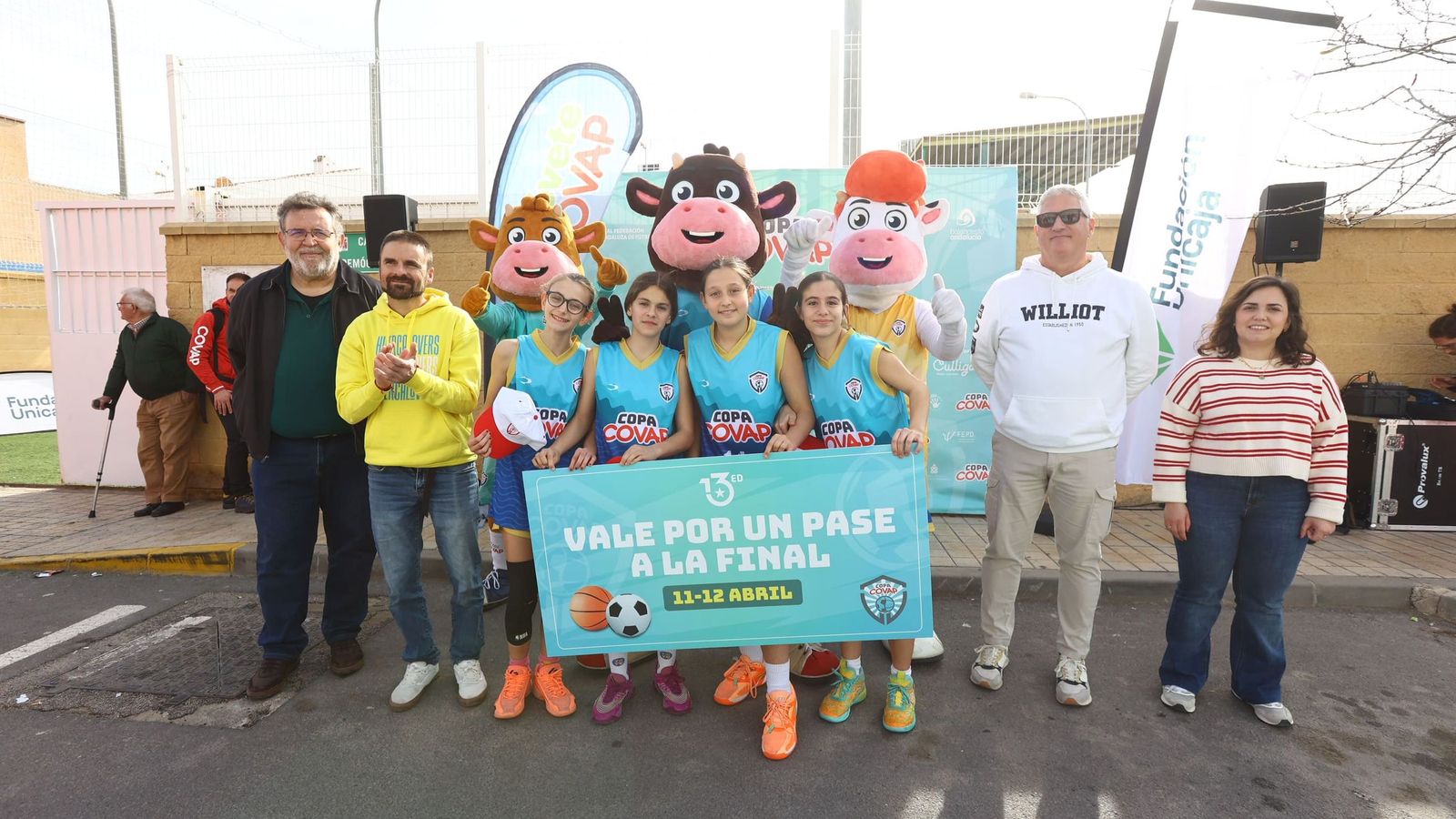 El Toyo Basket Marino, ganadoras de Baloncesto 3x3 Femenino de la 13ª Copa COVAP en Huércal de Almería.