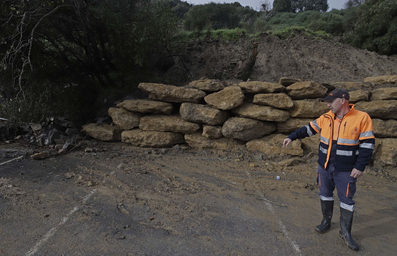 Fotos de los desperfectos provocados por las borrascas en Jimena de la Frontera