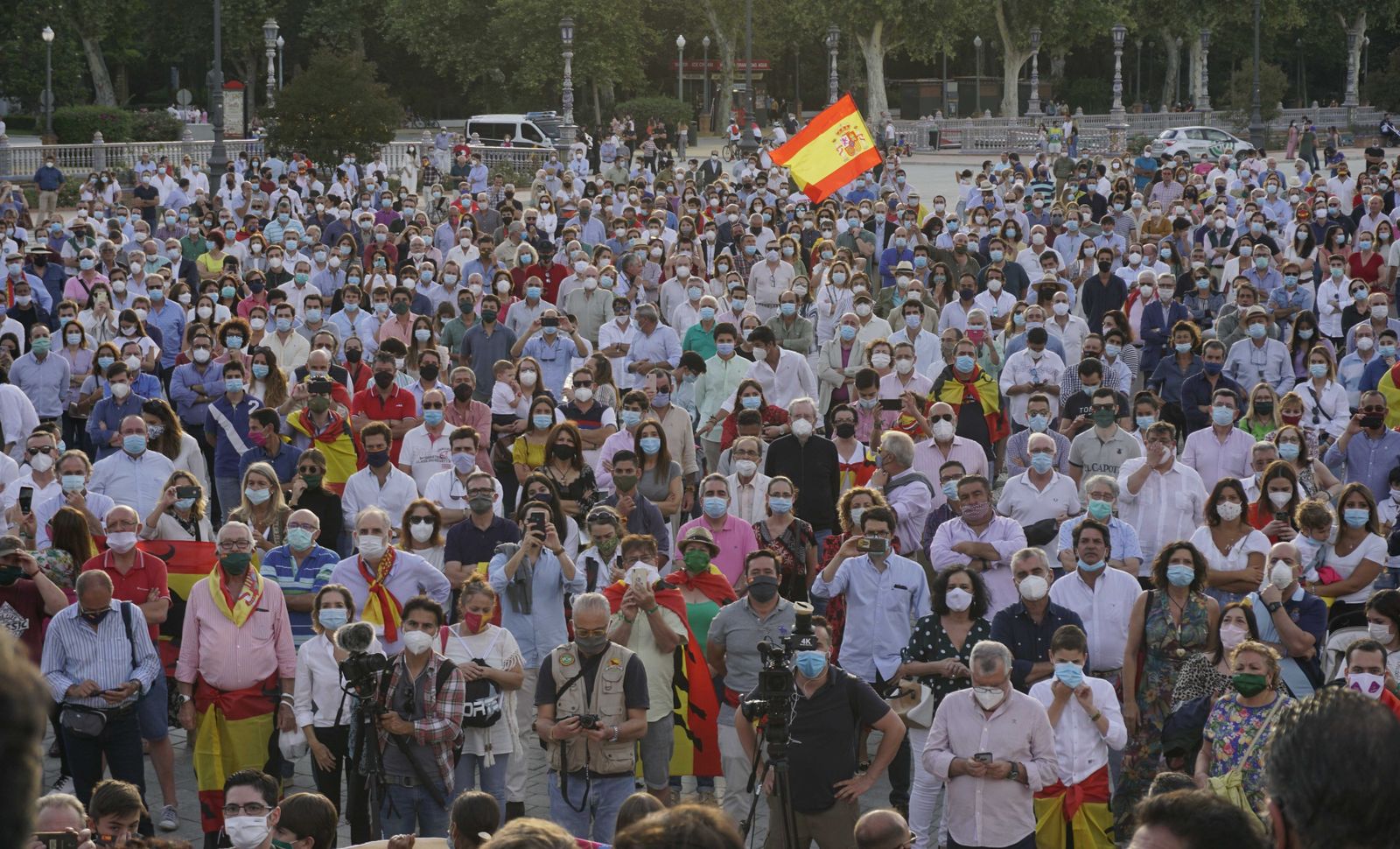 Las imágenes de la manifestación en favor de la tauromaquia