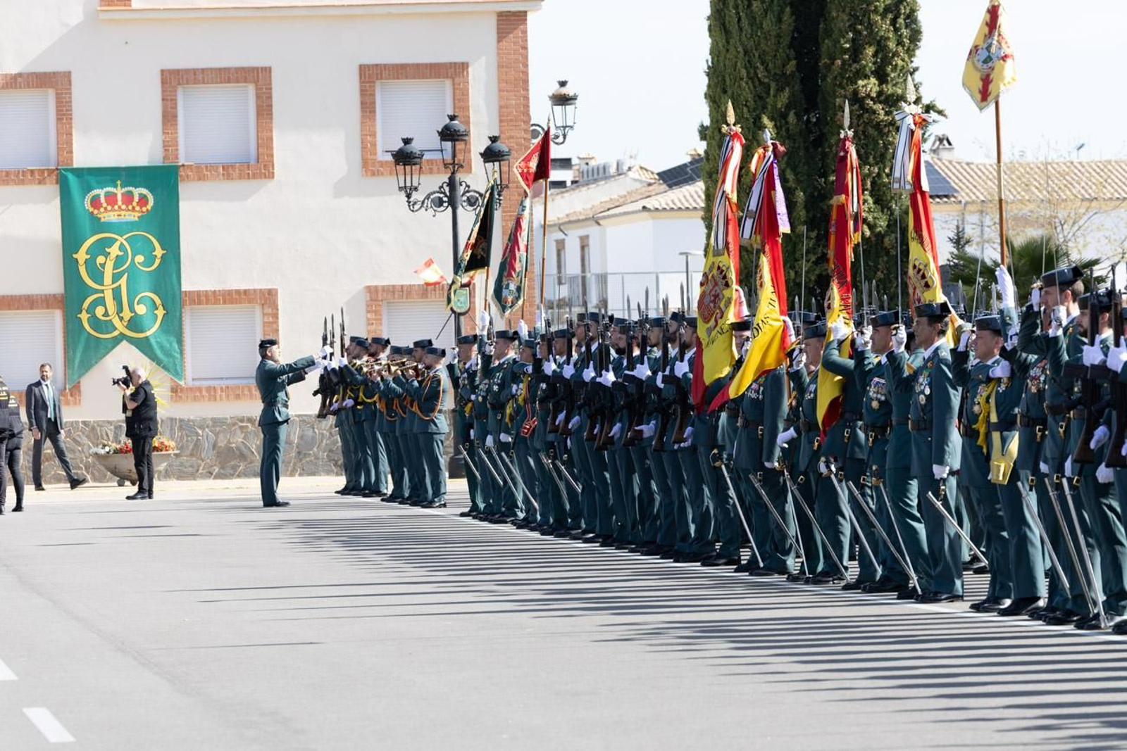 Acto de jura de bandera de la 130ª promoción de guardias civiles de la Academia de Baeza