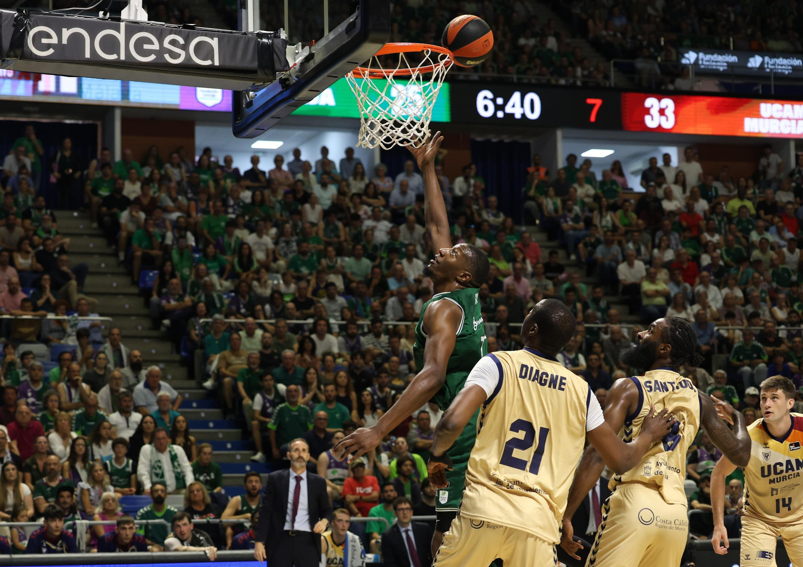 Fotos del Unicaja - UCAM Murcia