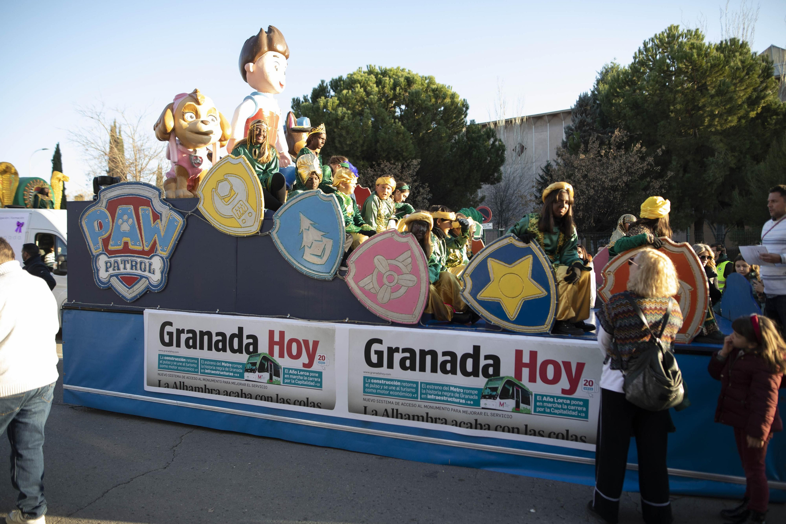 La cabalgata de los Reyes Magos de Granada, en imágenes
