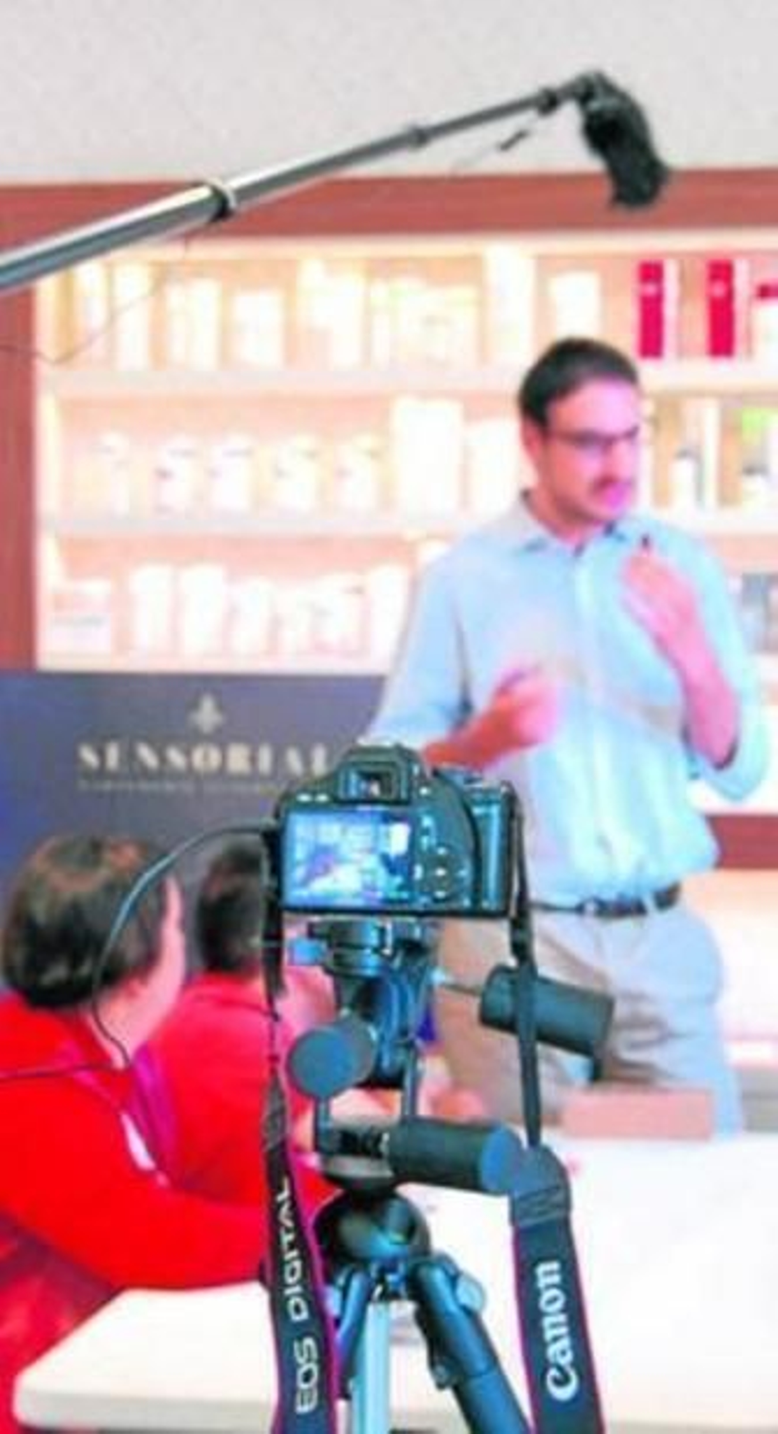 Grabación de un audiovisual.