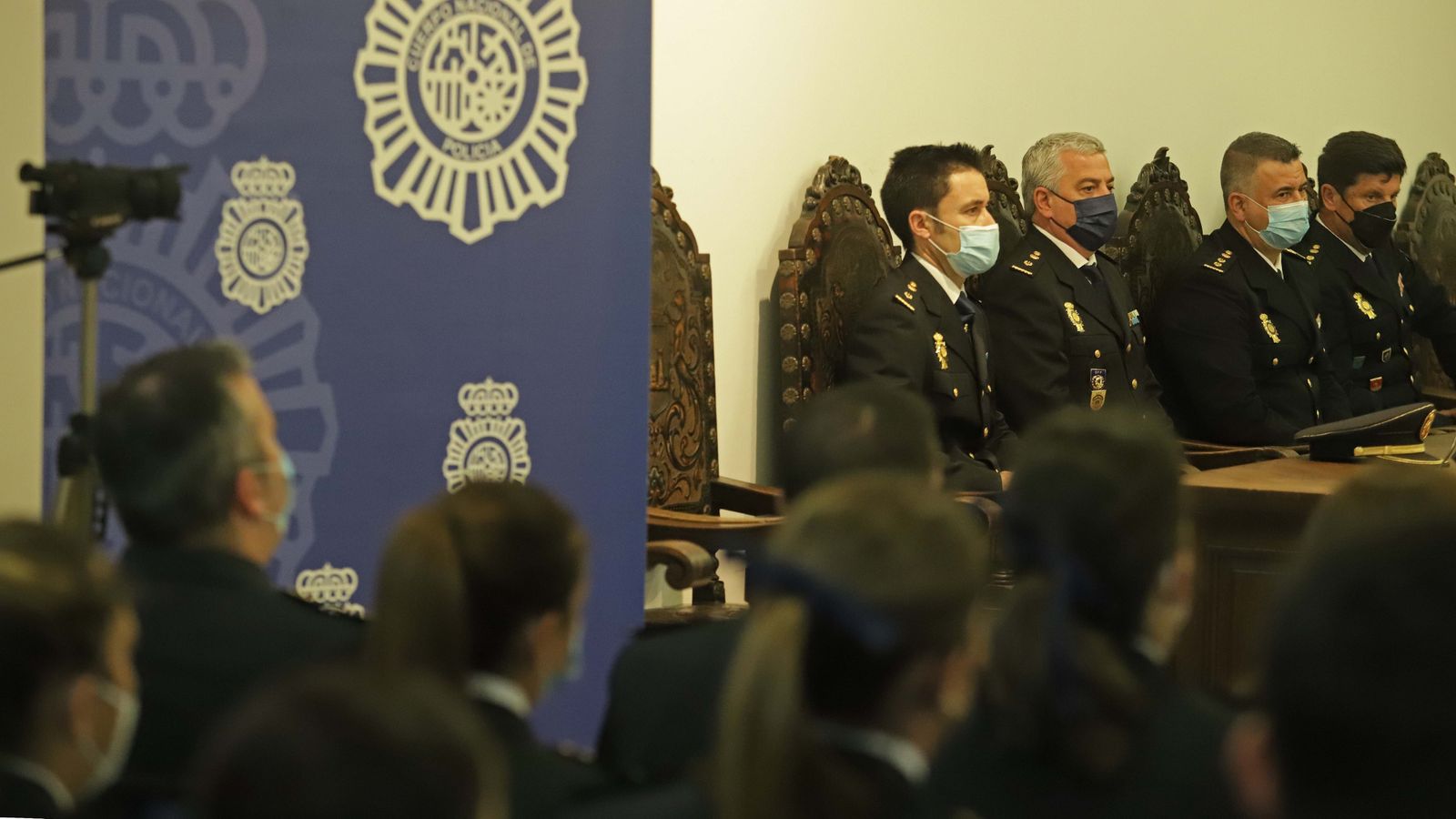 Fotos de la jura de cargo del nuevo comisario de la Policía Nacional en La Línea
