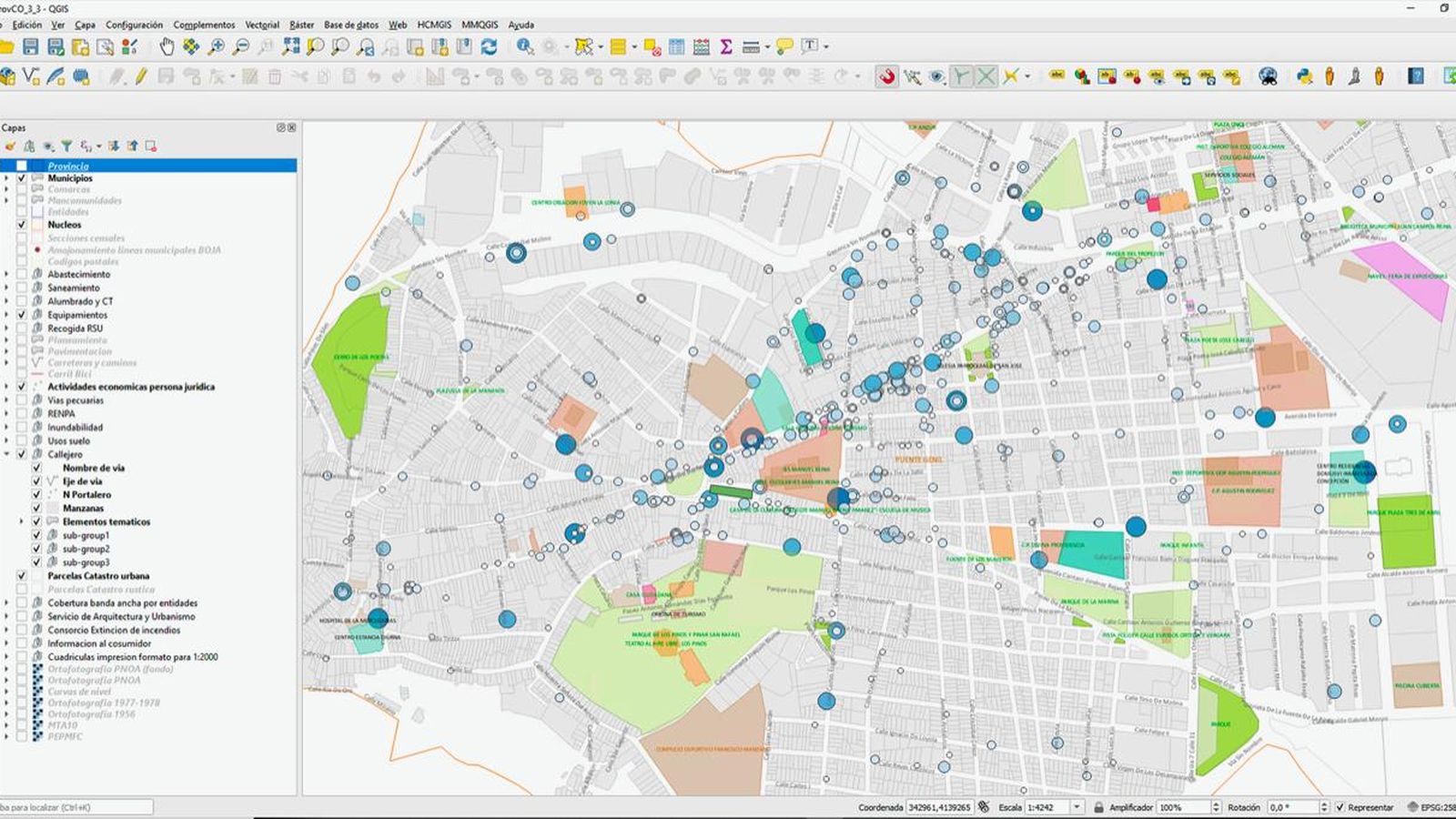 Muestra de la colaboración de la Diputación con el IECA.