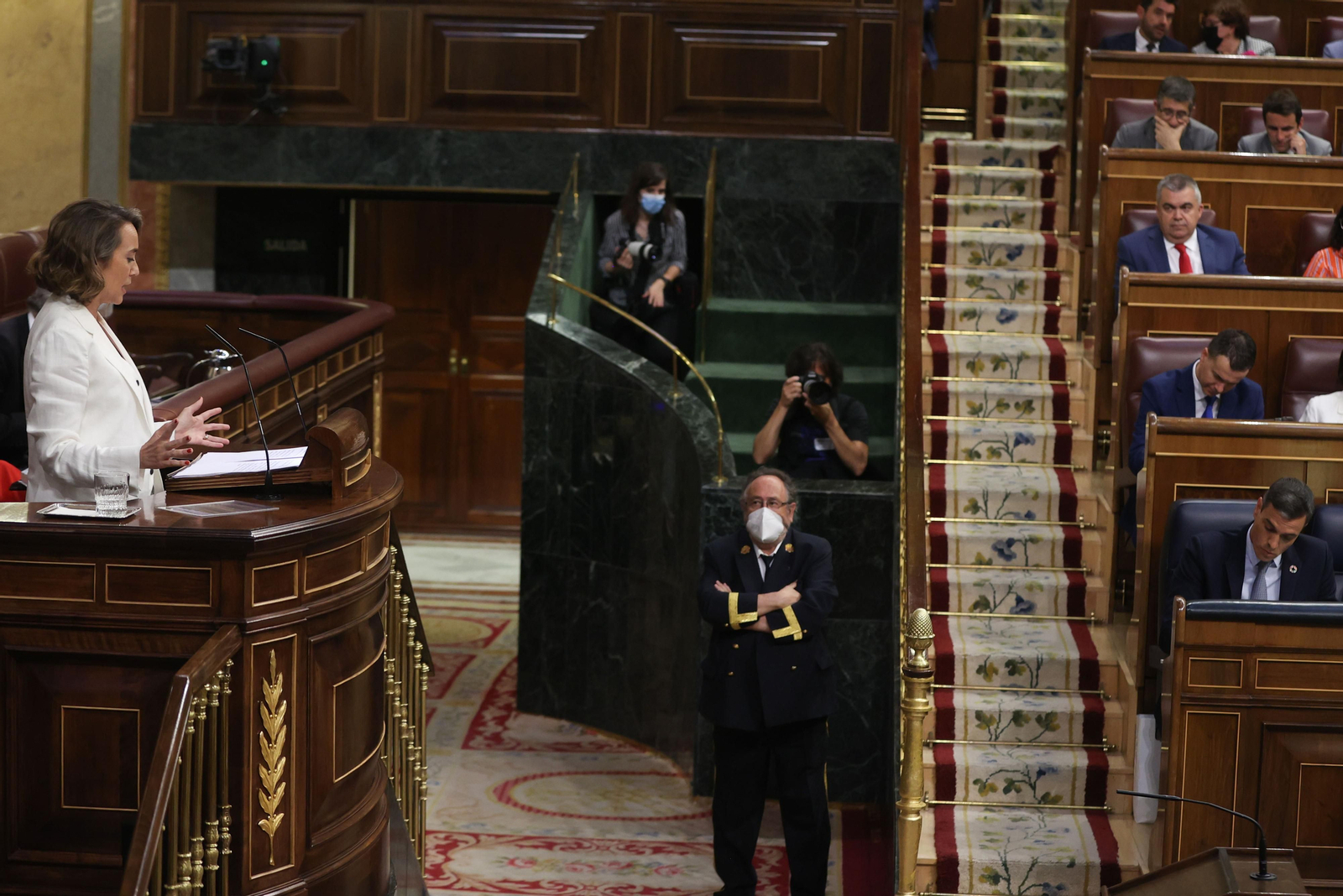 Cuca Gamarra, durante su intervención en el Debate de la Nación.