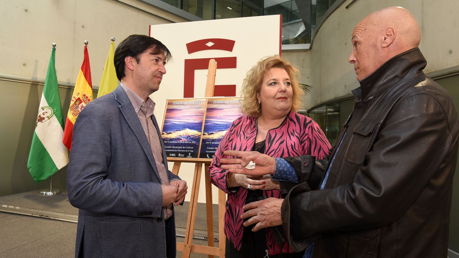 Artistas de todo el mundo exponen sus obras en la Feria Internacional de Arte de Churriana