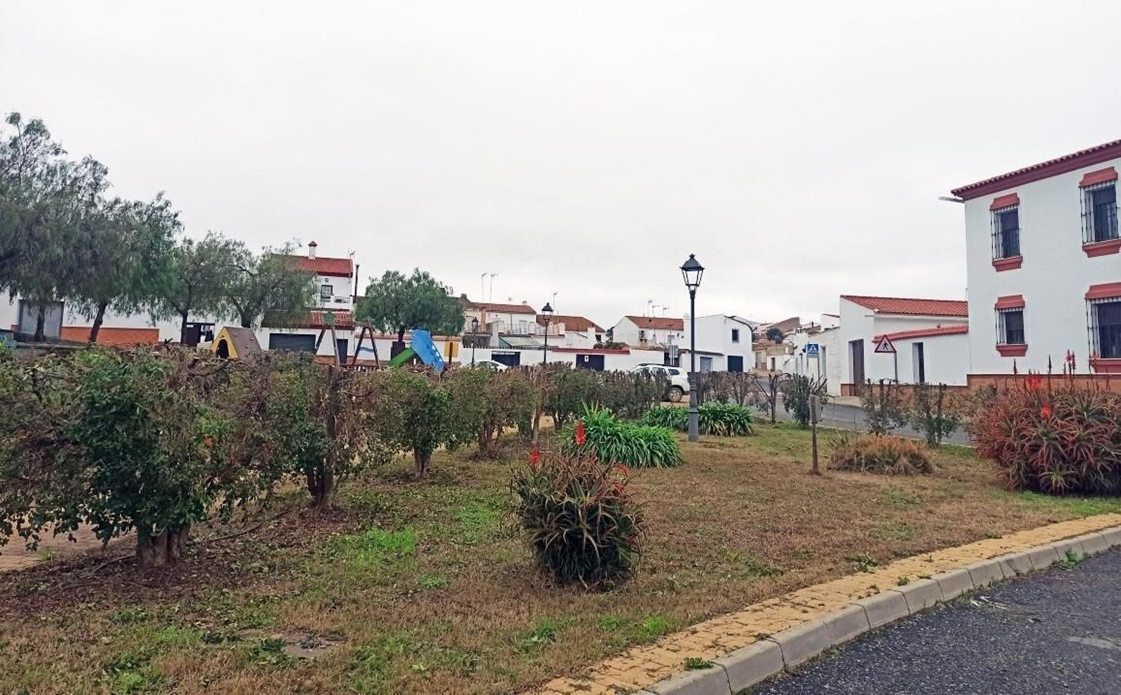 Imagen de una de las zonas verdes de Paymogo.