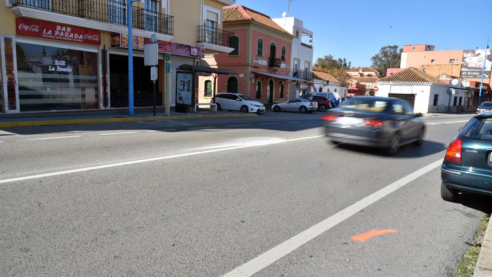 La carretera de Campamento.