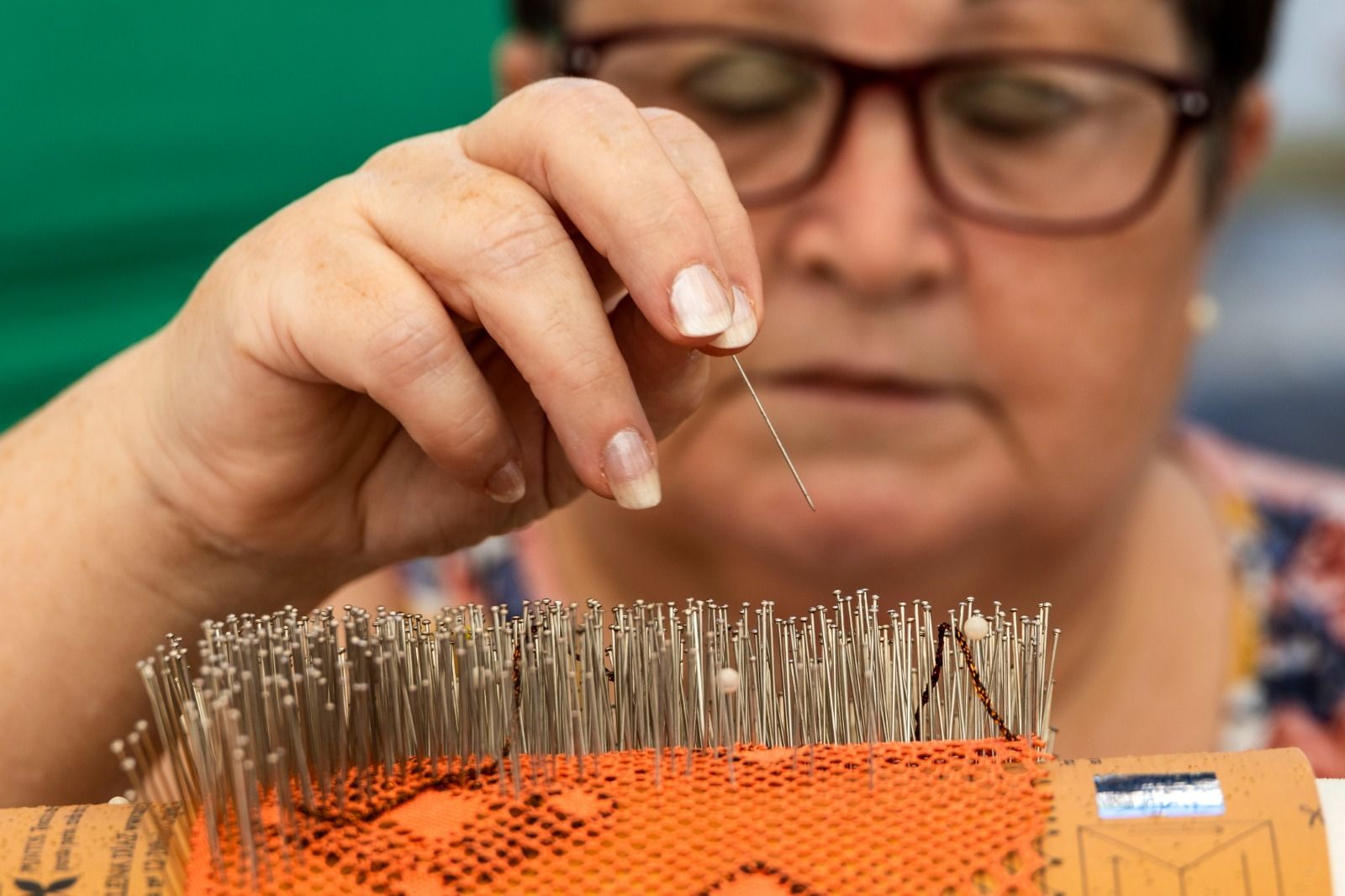 Las imágenes del I Encuentro de Bolillos de la asociación Mujeres de Acero