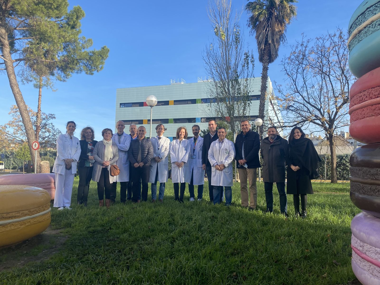 Momento de la formalización de la entrega de la donación.