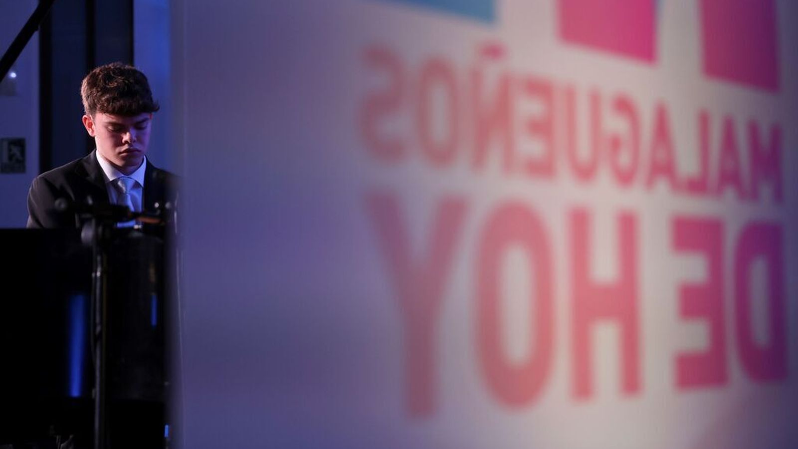 Marcos Castilla durante su actuación.