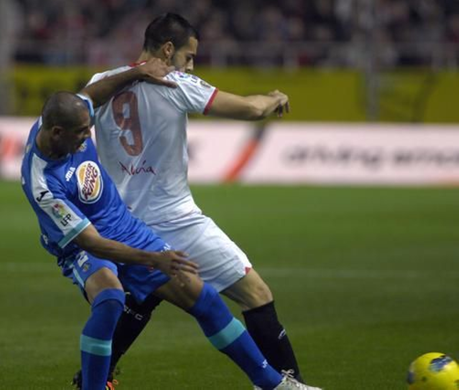 El Sevilla gana con autoridad al Getafe en el Sánchez Pizjuán. / Manuel Gómez