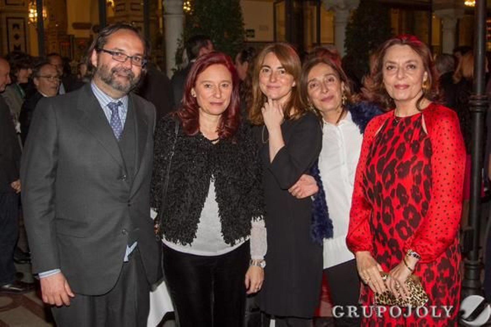 Braulio Ortiz, Carmen Carballo, Charo Ramos, Pilar García y Ana Gavín.
