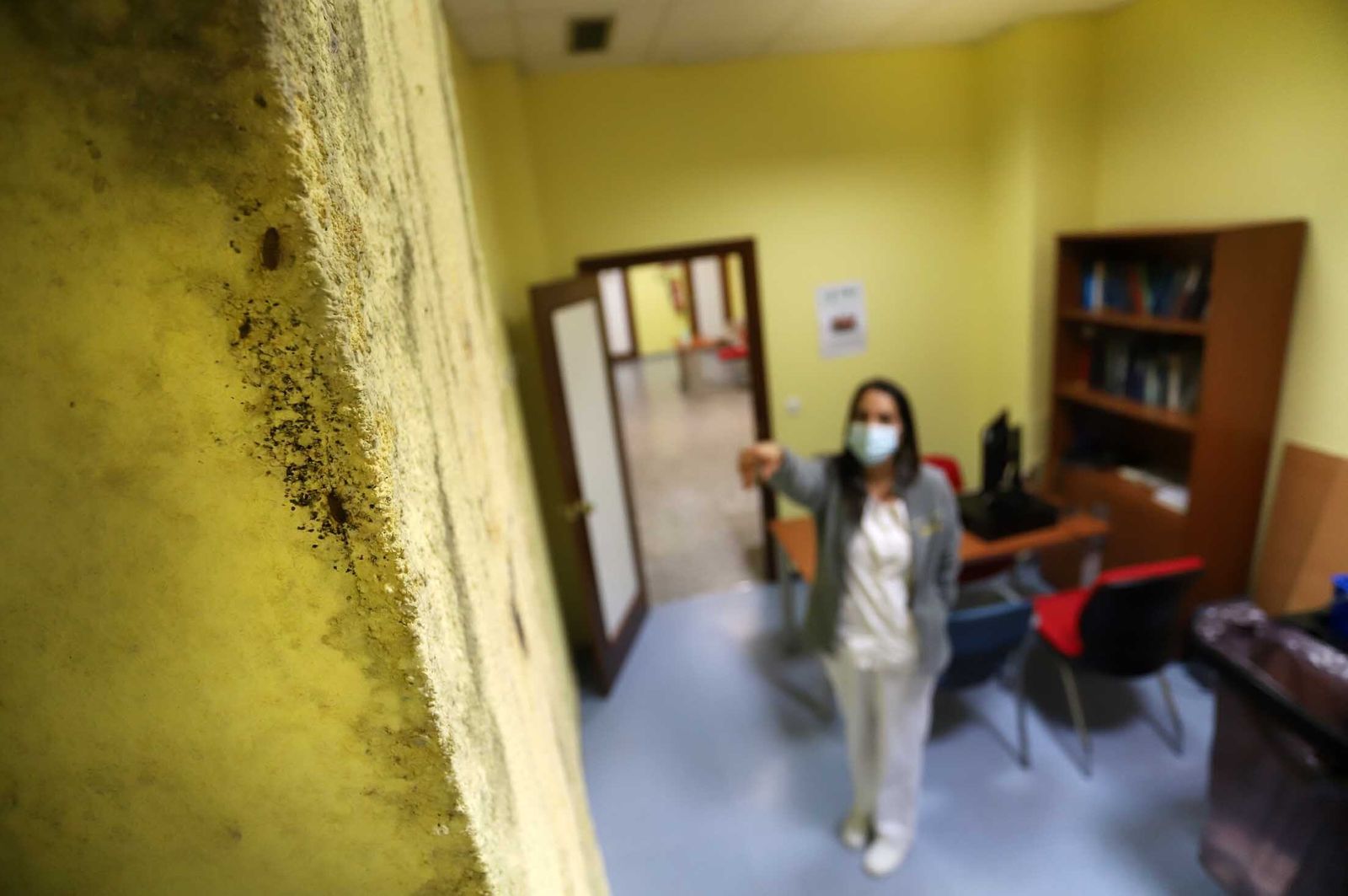 Imágenes del mal estado en el que se encuentra la Unidad de Salud Mental de la Plaza Houston