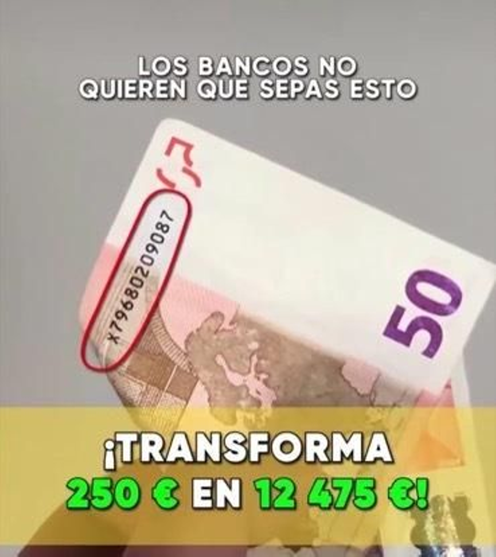 El anuncio que vio la víctima y que le hizo interesarse por los bitcoins.
