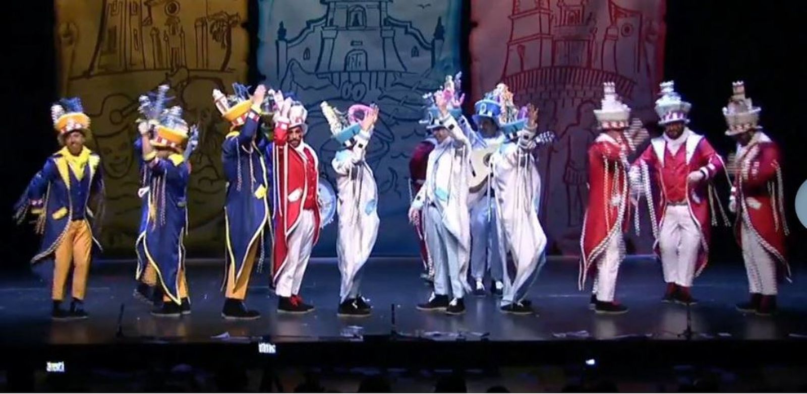 La chirigota linense 'Comarcamos'