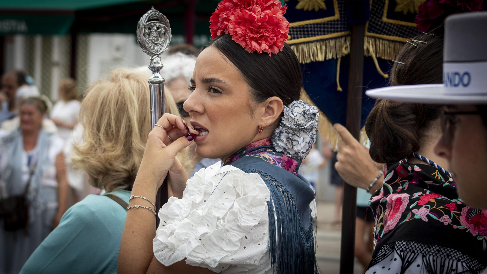 Romería del Rocío: las imágenes de la salida de la hermandad de San Fernando
