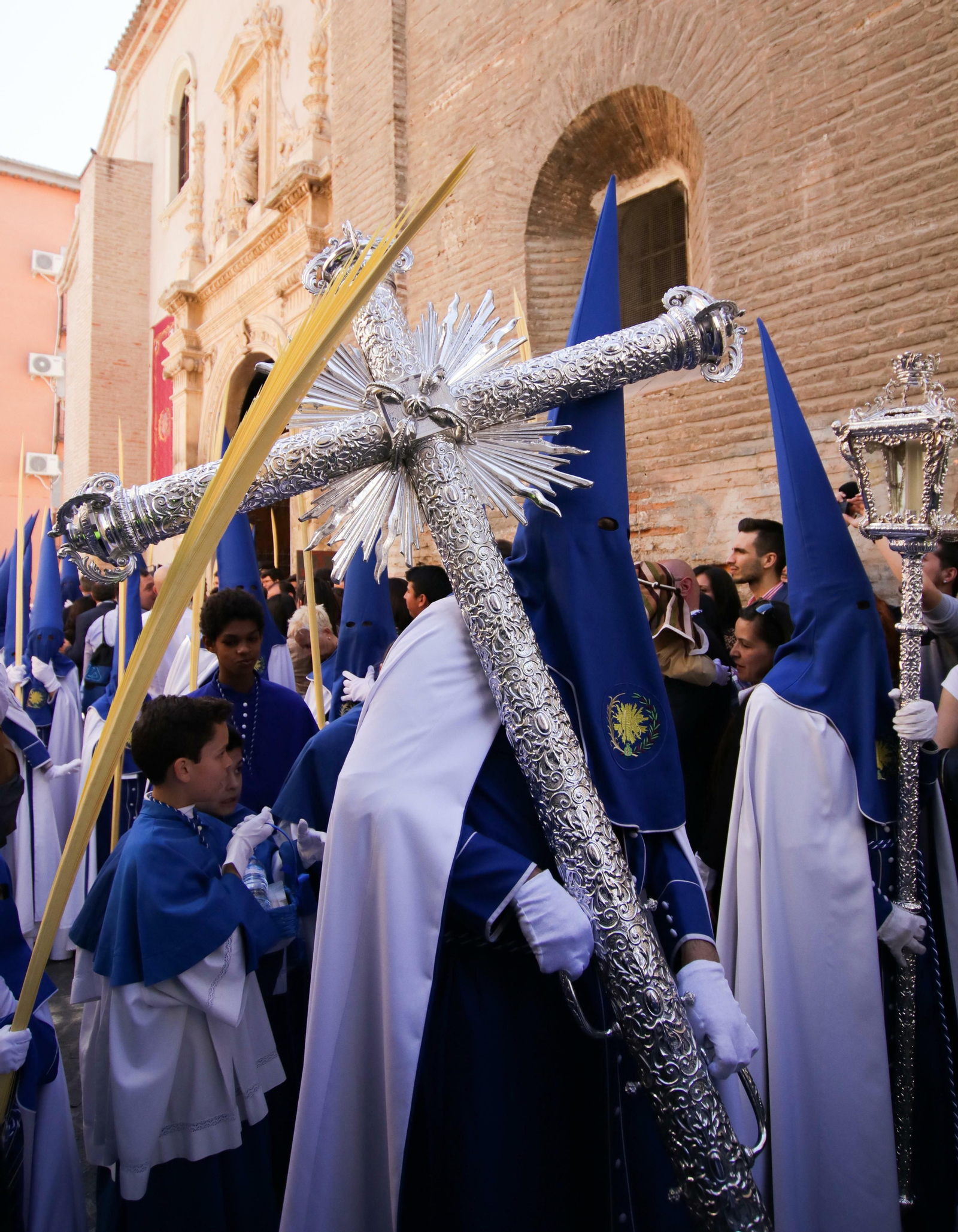 Galería de fotos de La Borriquilla en un soleado Domingo de Ramos