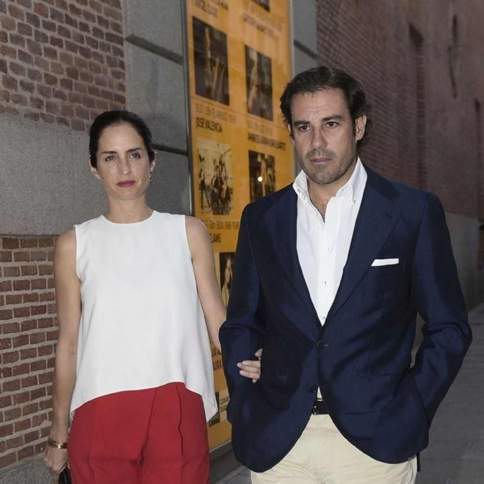 'El Litri' con Carolina Adriana Herrera cuando aún eran matrimonio.