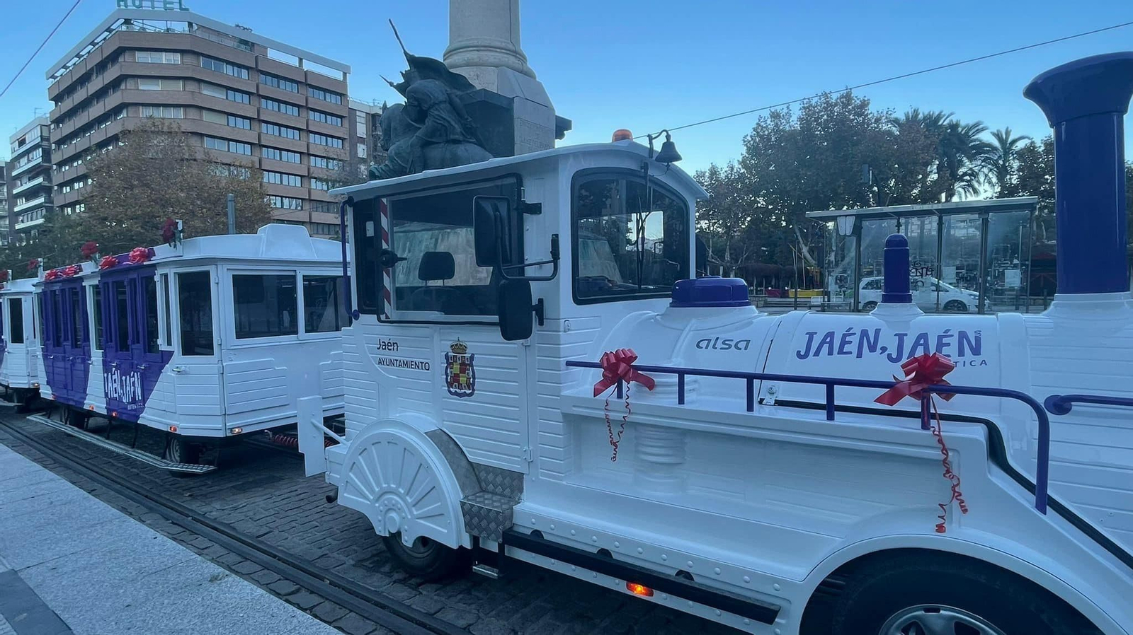 Tren navideño de Jaén.