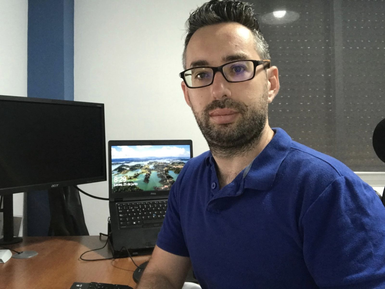 David González, concejal de IU en el Ayuntamiento de Sanlúcar.