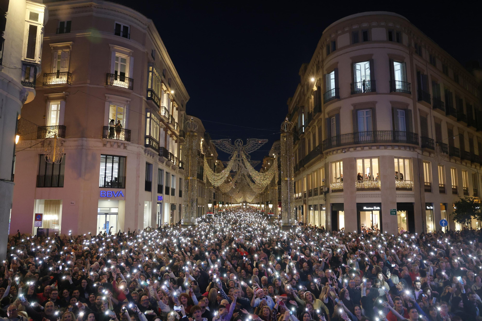 El alumbrado de Navidad en Málaga, en fotos