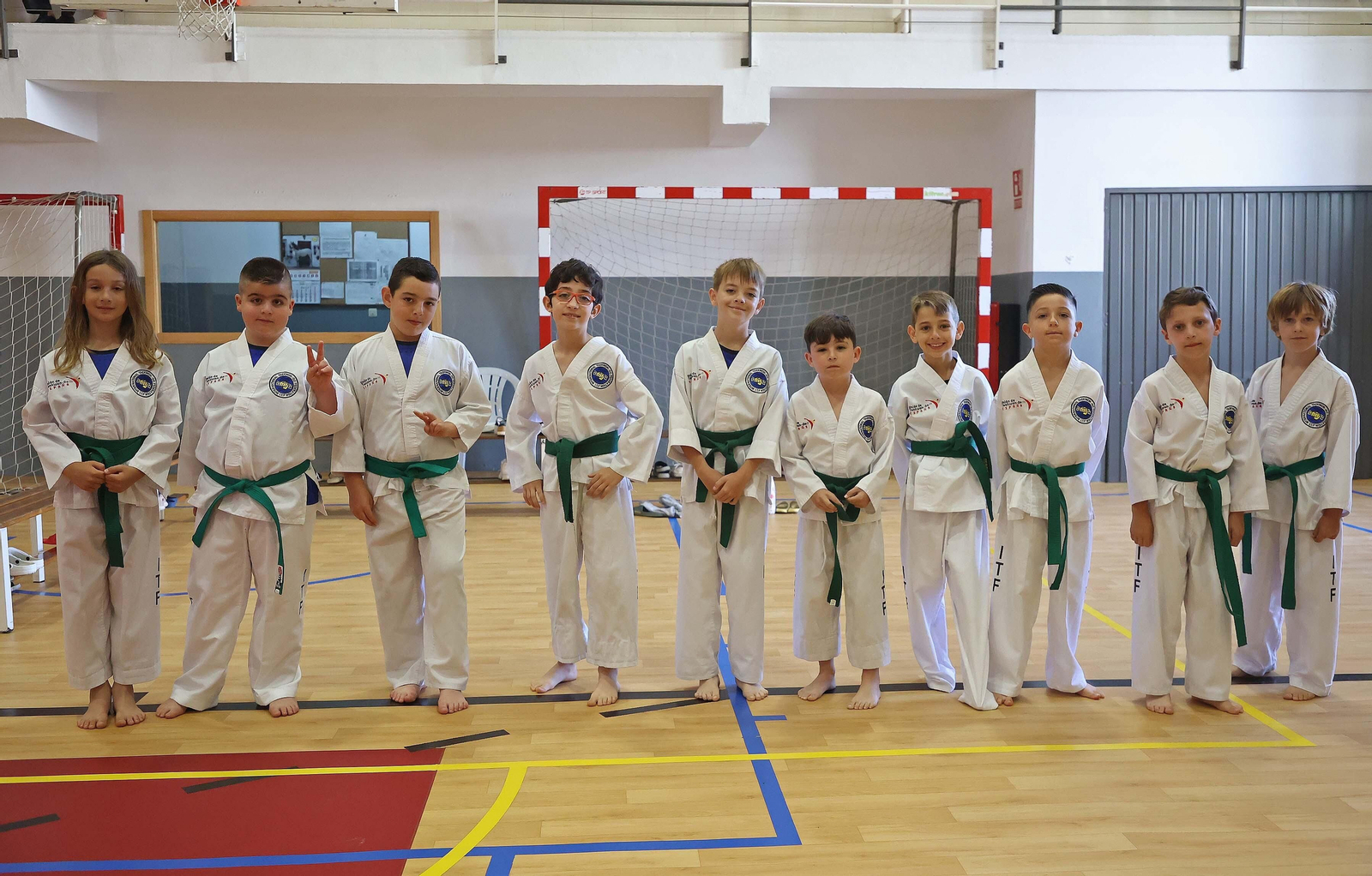 Imágenes de los exámenes de grado Taekwon - Do ITF en San Roque