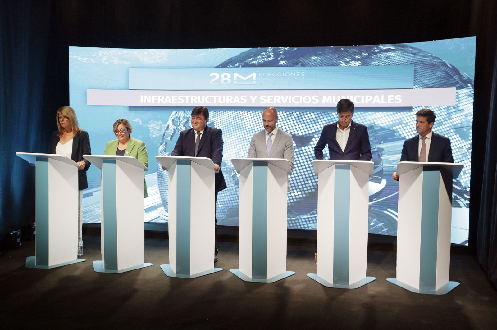 Elecciones Municipales Huelva 2023: Imágenes del debate entre los candidatos