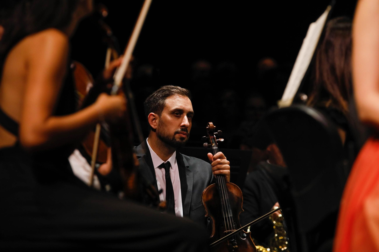 Imágenes de la novena Beethoven interpretado por la OCAL y Orfeón para Cajamar