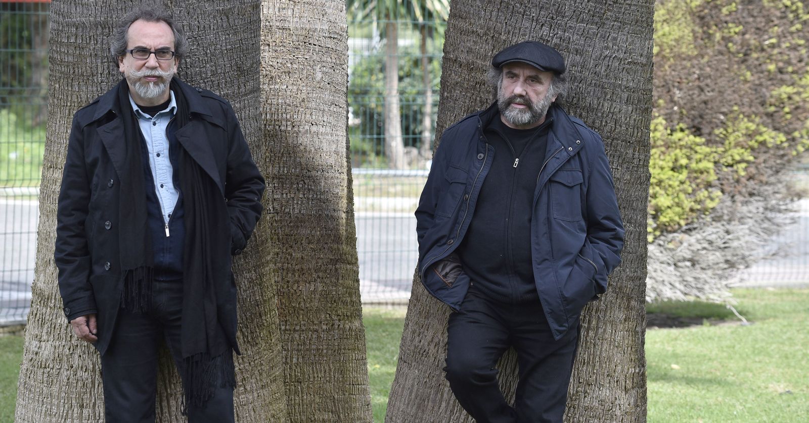 Eusebio Calonge y Paco de la Zaranda, en las inmediaciones del Central.