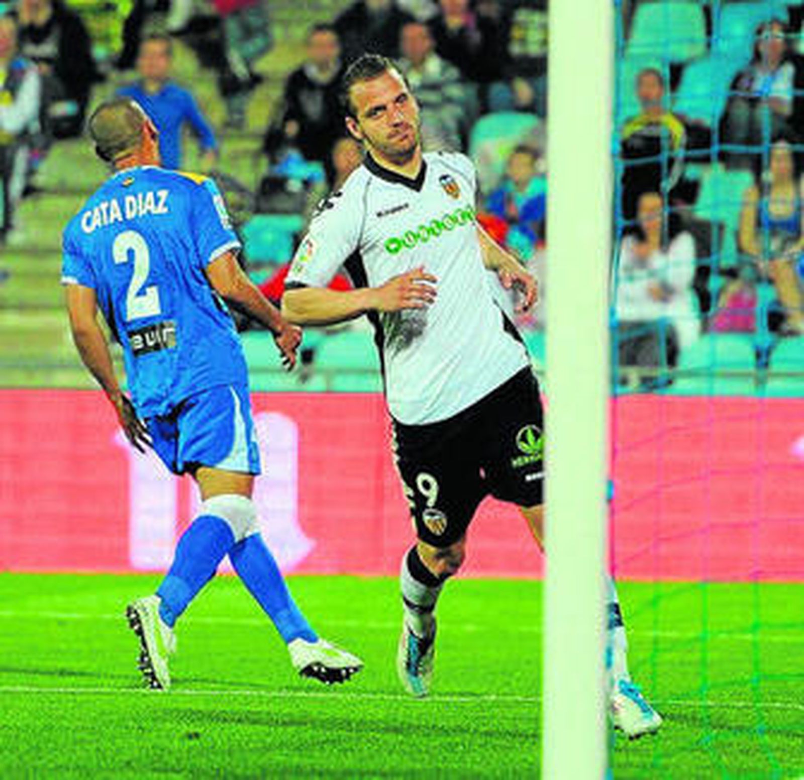 Soldado no celebró ninguno de sus cuatro goles en Getafe.
