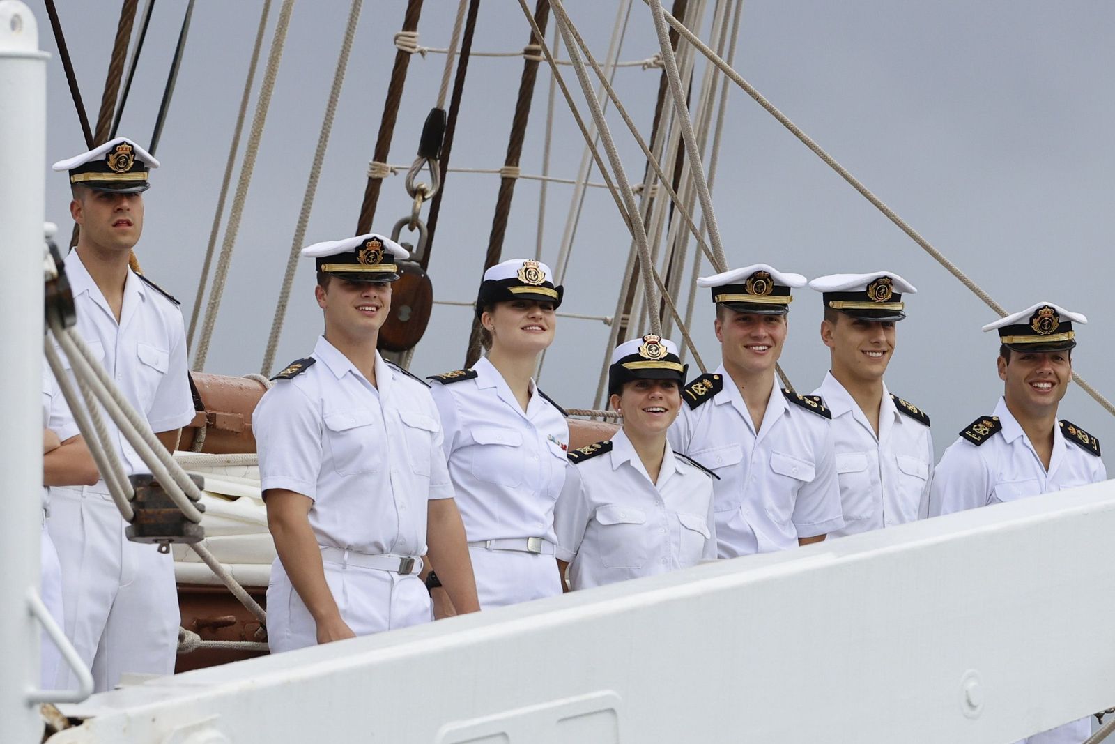 El emocionante reencuentro de la princesa Leonor con la reina Letizia en Panamá: todas las fotos