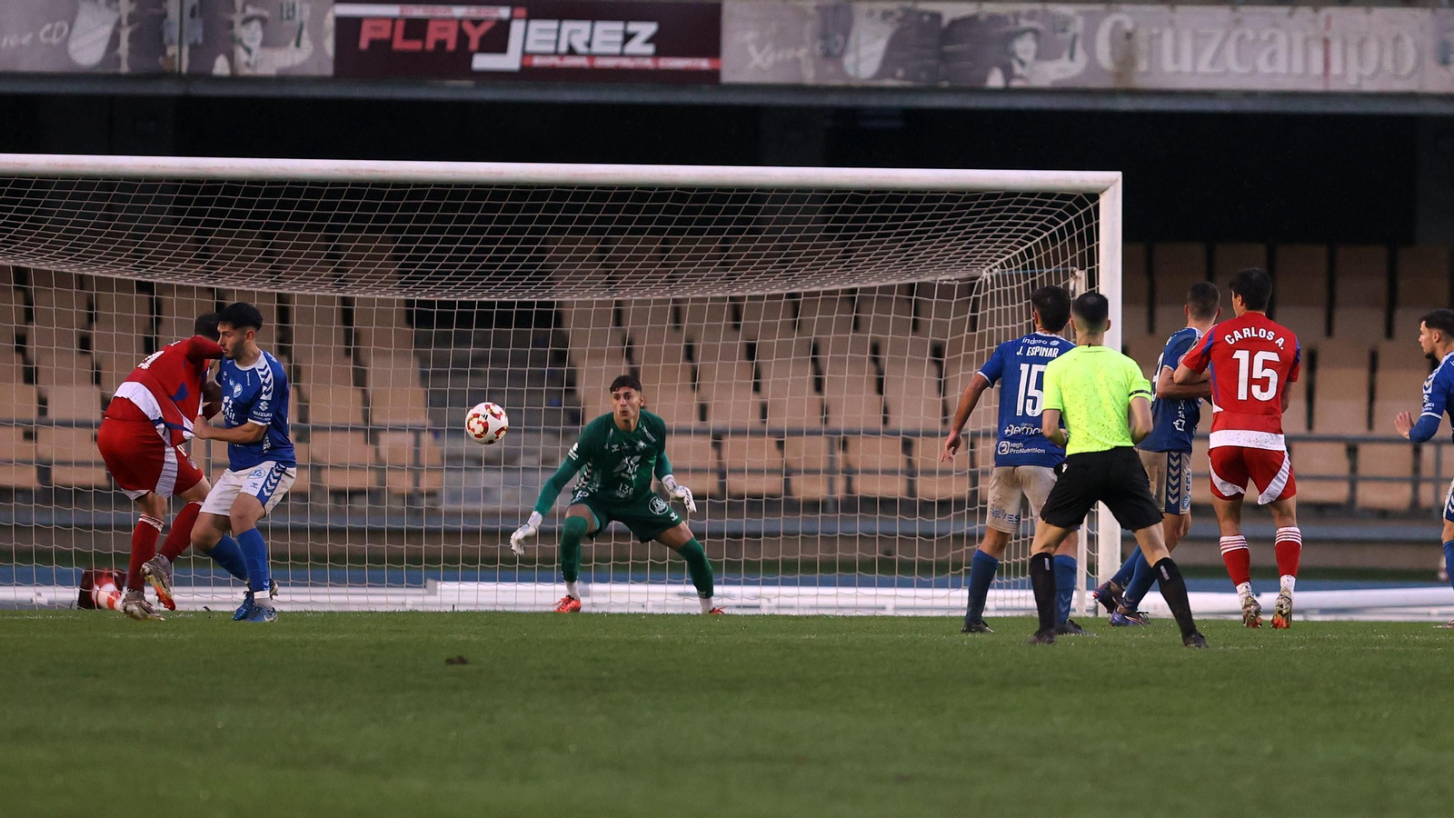 Imágenes del Xerez DFC contra el Recreativo Granada