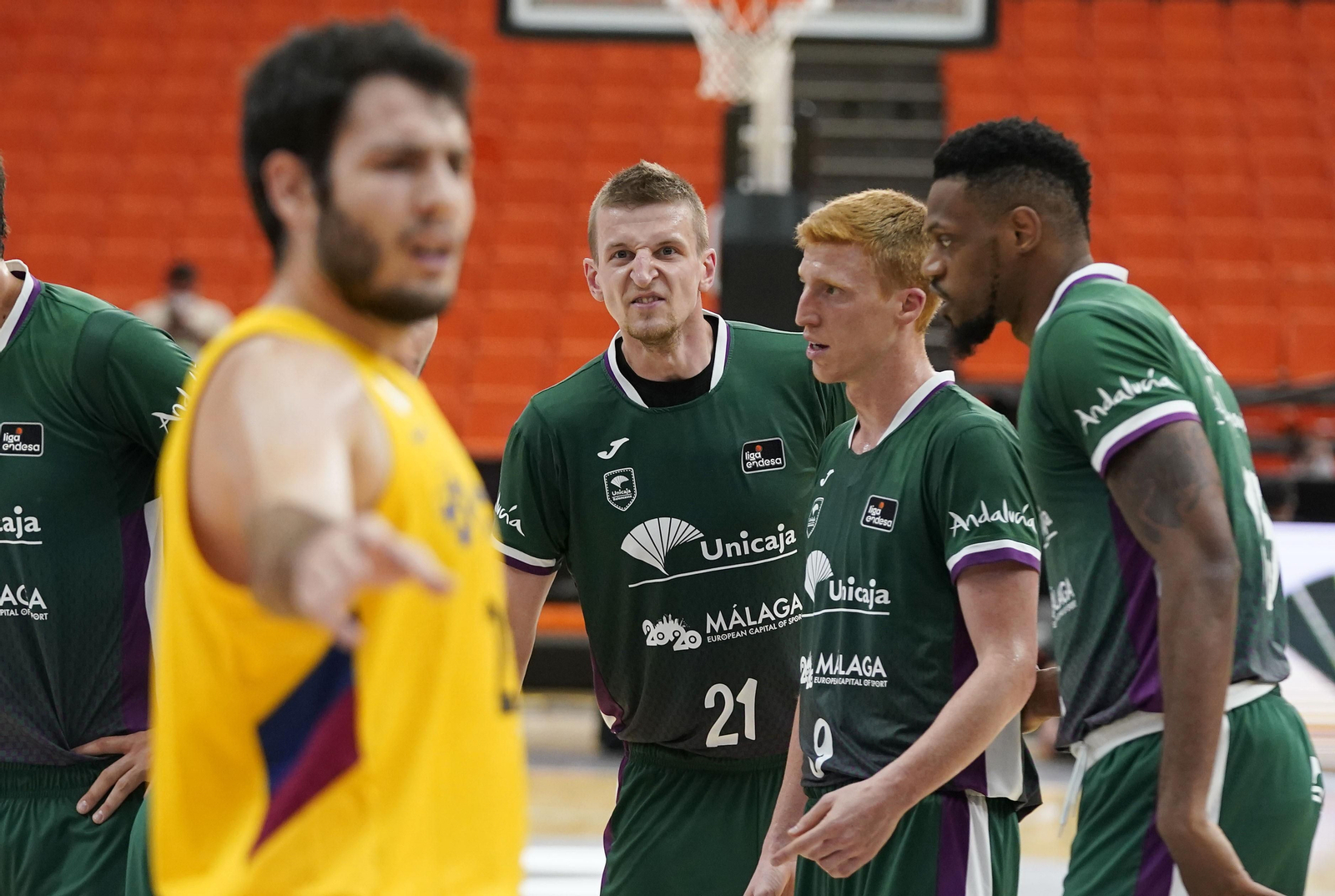 Las fotos del Unicaja-Barcelona