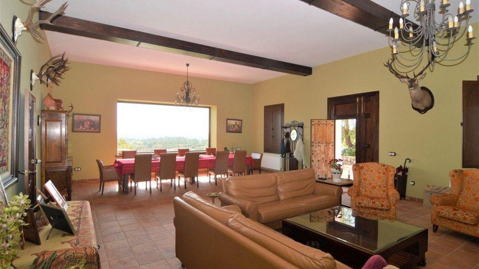 Interior de una de las estancias de la casa