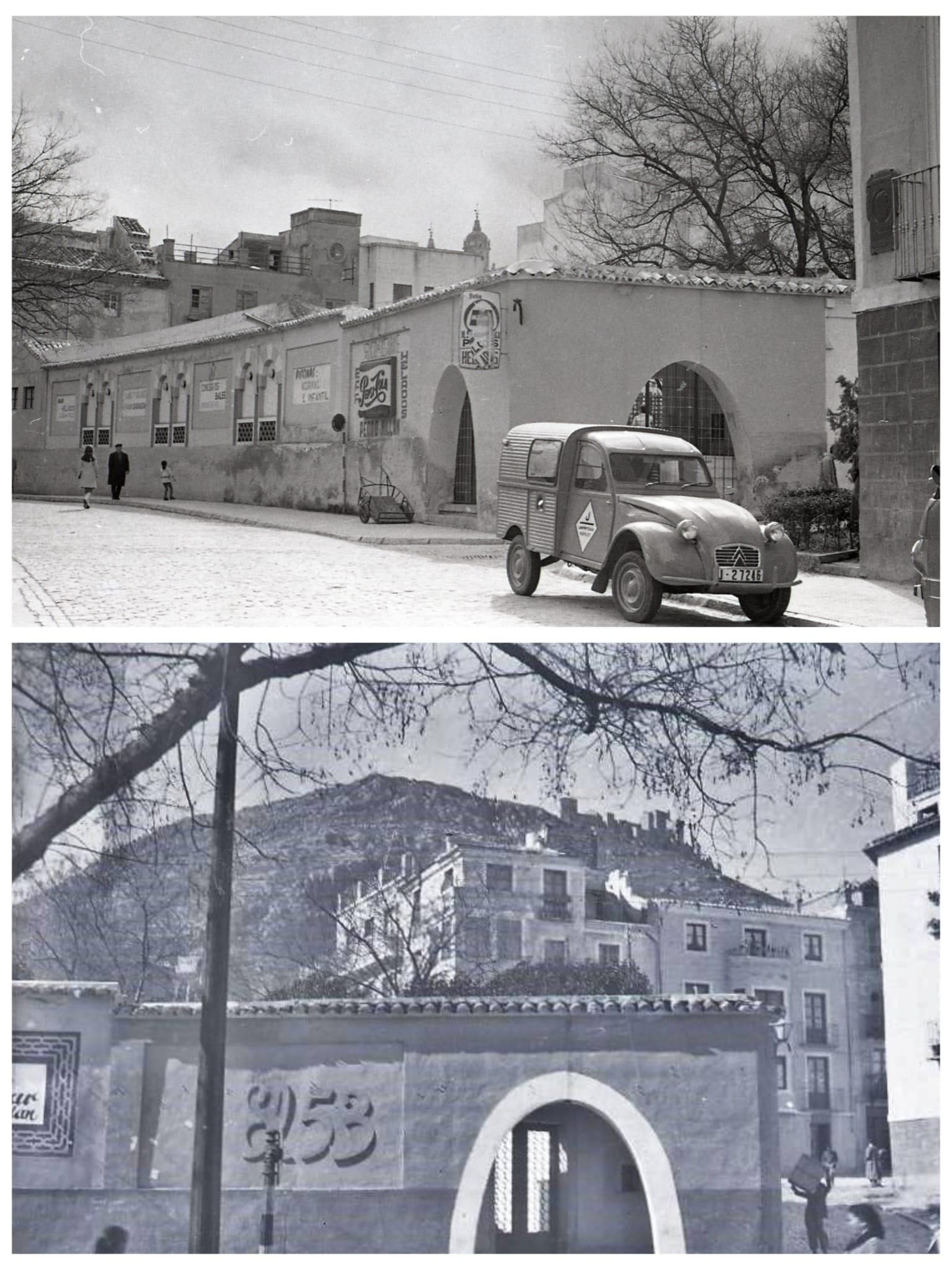 Acceso a la piscina de Los Jardinillos, en la caseta conocida como "El 53".
