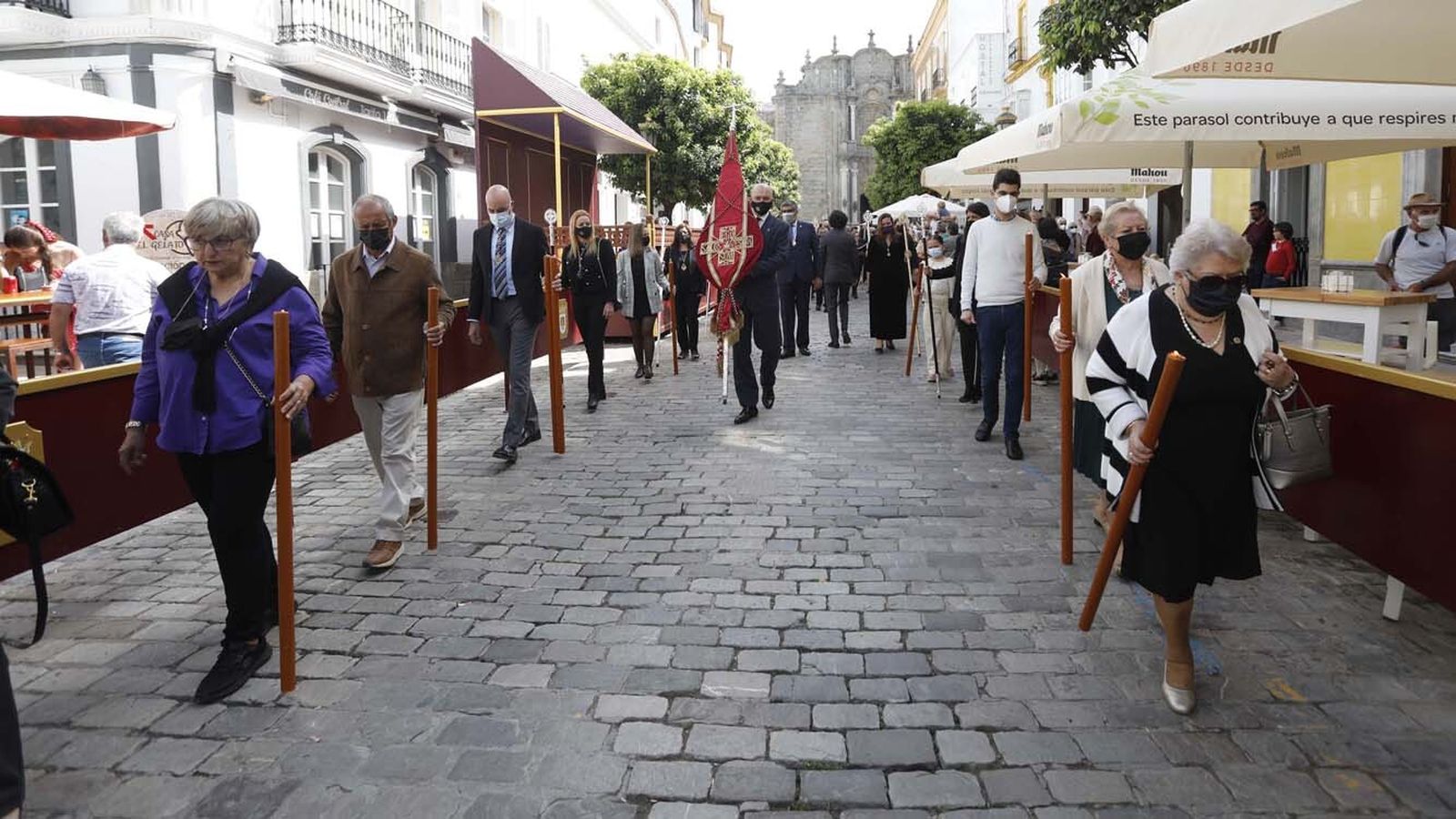 Las imágenes del Viernes Santo en Tarifa: Siete Palabras