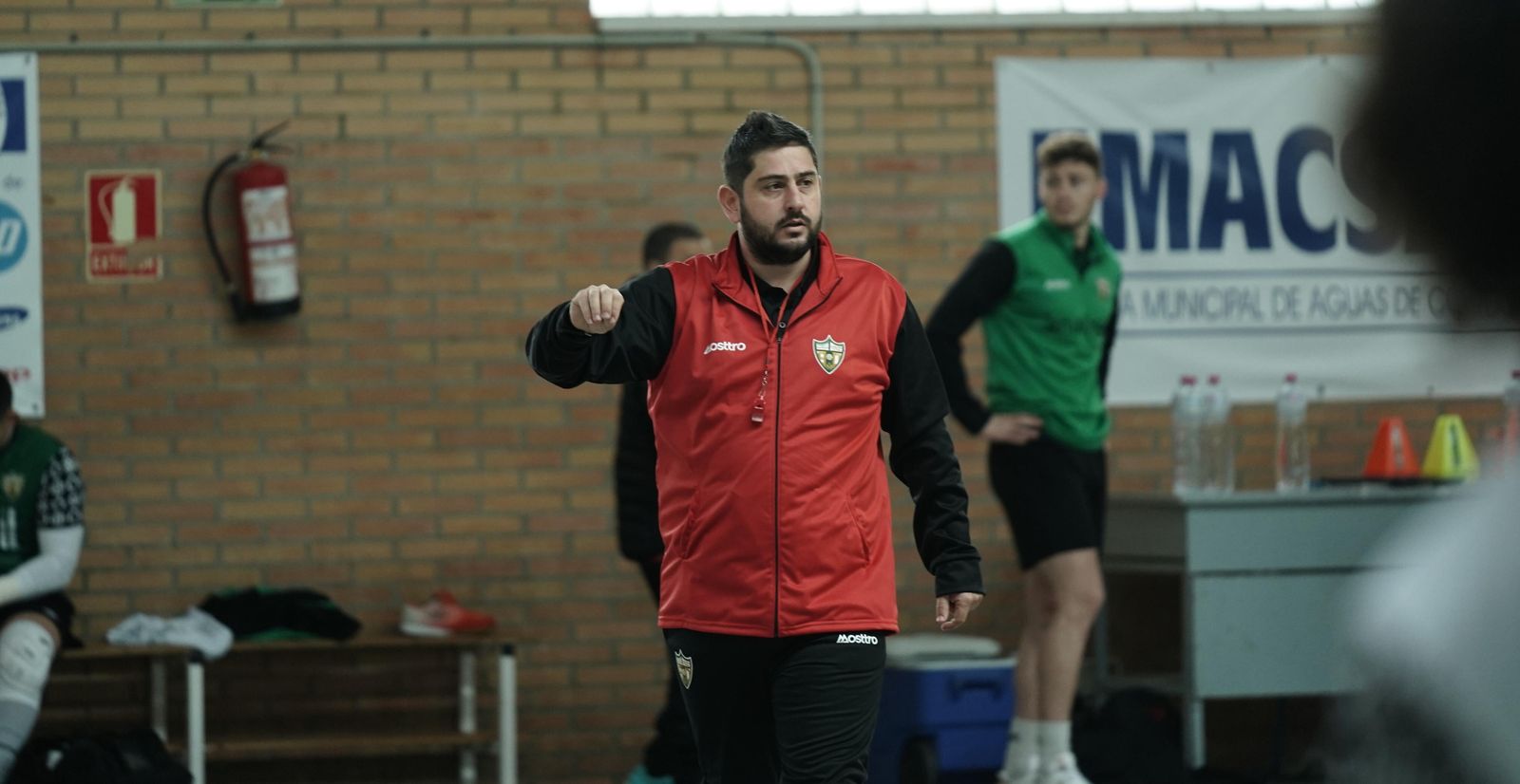 Josan González, en un entrenamiento con el Córdoba Futsal