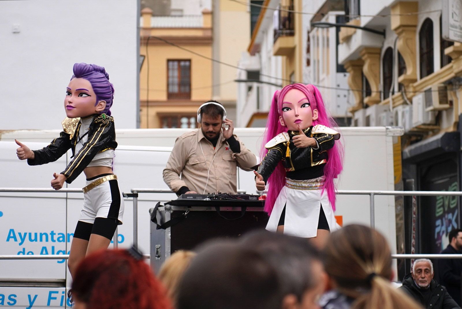 Fotos de las campanadas infantiles en la Plaza Alta de Algeciras