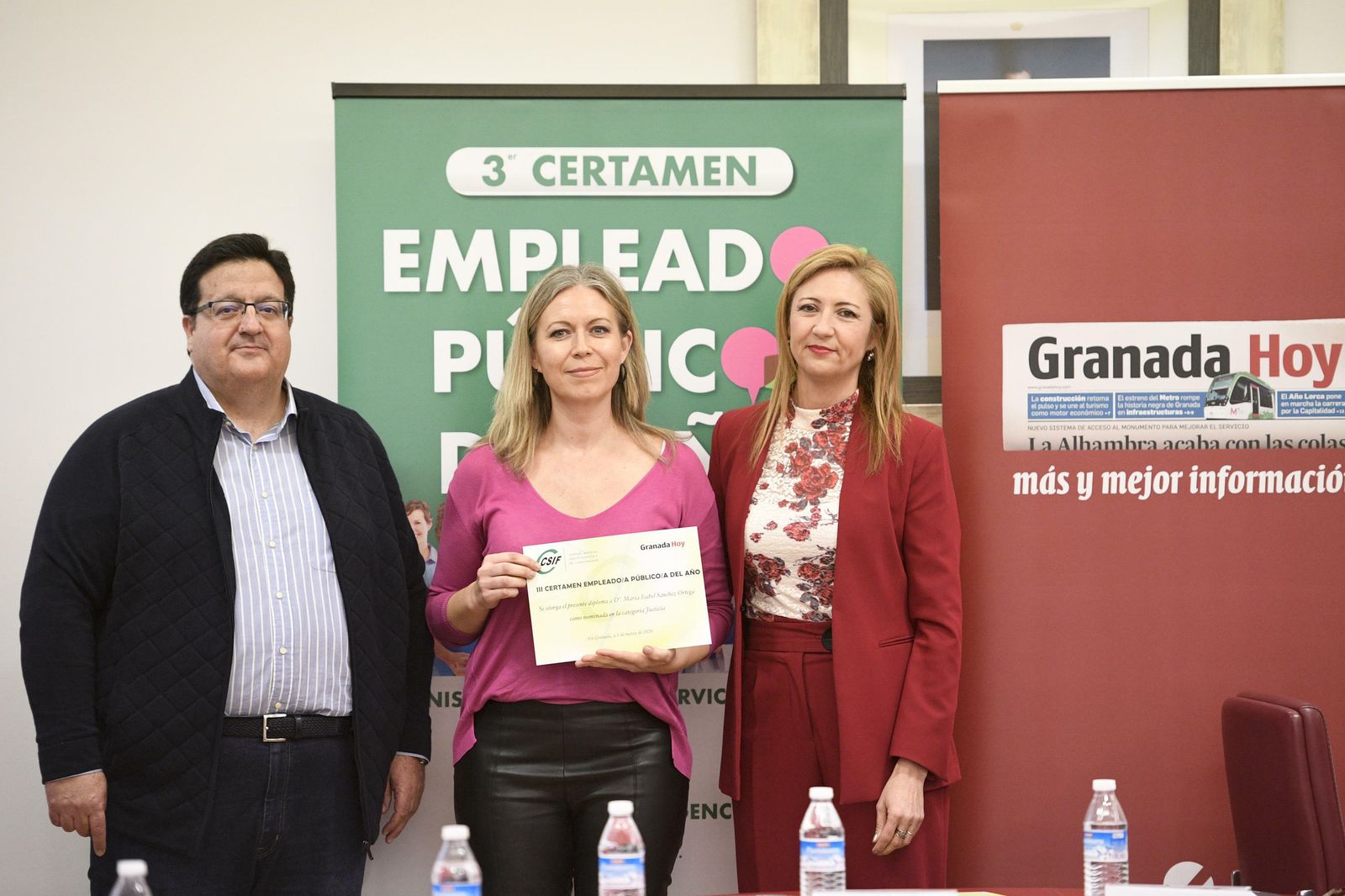 Nominada Justicia: María Isabel Sánchez, empleada pública del Jugado Mixto 1 de Motril
